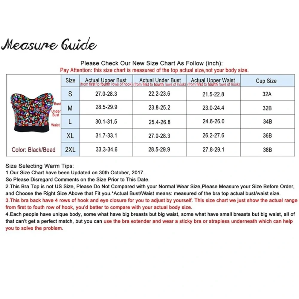 Multicolor Rhinestone Bustier - Picture 5 of 5